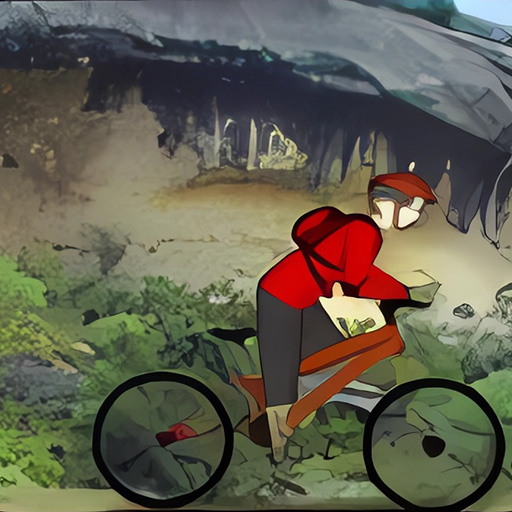 Game Xe đạp địa hình rừng